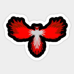 Red Phoenix Sticker